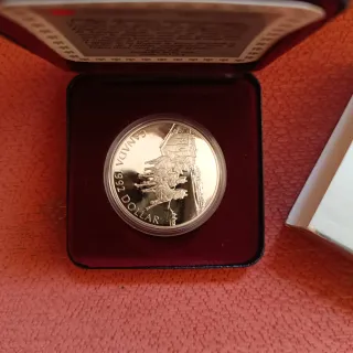 Moneda Canadá 1992 Plata 175 Aniversario
