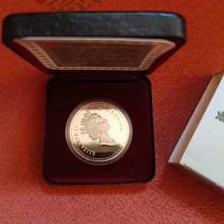 Moneda Canadá 1992 Plata 175 Aniversario