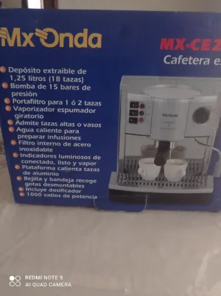 Cafetera Mx Onda MX-CE2