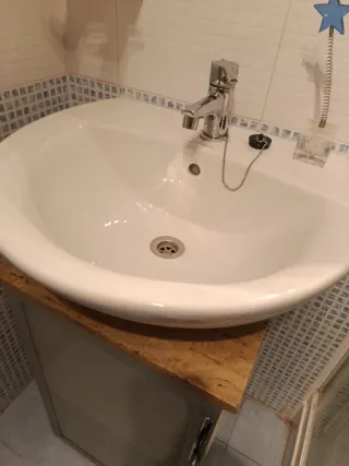 Mueble de baño con lavabo 45 cm