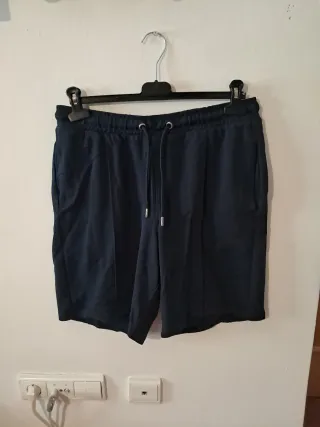 Pantalón corto chándal azul marino