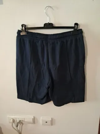 Pantalón corto chándal azul marino
