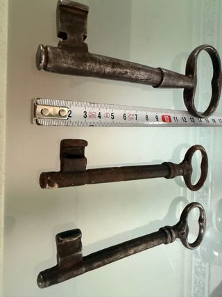 Lote de 3 llaves antiguas