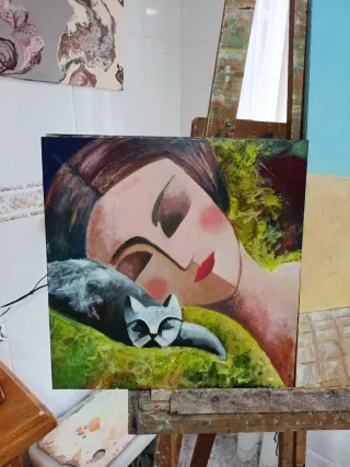 Lote 2 quadri decorativi per Andrea