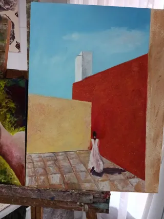 Lote 2 quadri decorativi per Andrea