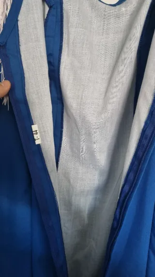 Traje Flamenca Gitana Sevillana Feria Azul