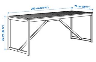 Conjunto Mesa y 6 Sillas NÄMMARÖ IKEA