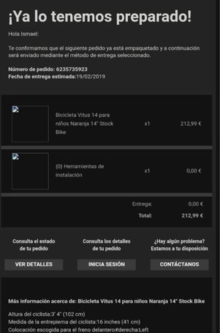 Bicicleta Vitus 14''