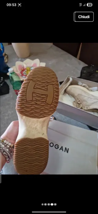 Scarpe donna Hogan beige