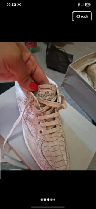 Scarpe donna Hogan beige