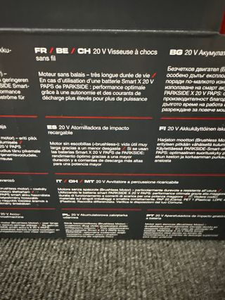 Atornillador de impacto Parkside 20V