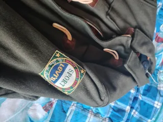 Cappotto Uomo Vintage Levi's Tg M Verde