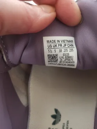 Adidas Samba Morado Blanco