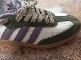 Adidas Samba Morado Blanco