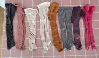 Lote de 8 pares de medias de niña talla 1 año