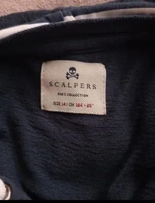 Sudadera Scalpers Azul Marino Talla 14