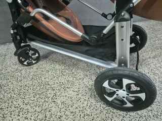 Cochecito Gemelar Premium Marrón