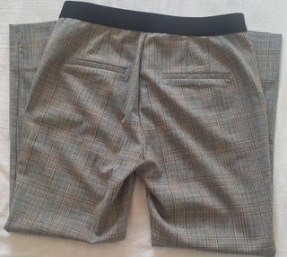 Pantalón cuadros Zara Talla M