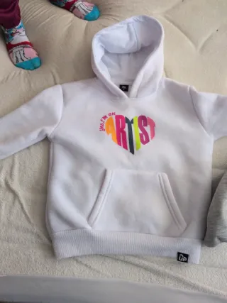 Lote 2 sudaderas con capucha niña talla 4,poco uso