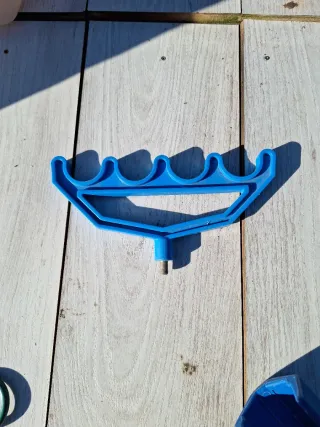 Accesorios pesca azul y verde