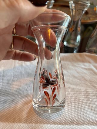 Set 4 Bicchieri Decorati Floreal