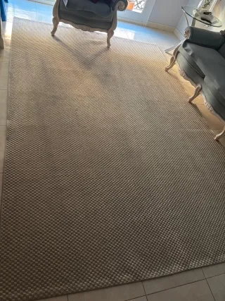 Alfombra de verano beige 3m.×2m.
