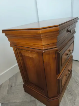 Dormitorio Cama 150cm Madera cerezo
