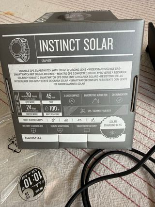 Garmin Instinct Solar Smartwatch Negro/Gris