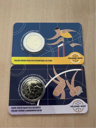 Moneda 2€ Coincard Finlandia 2025 Atletismo