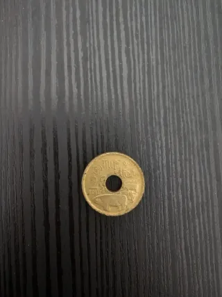 Moneda 25 pesetas 1995 Castilla y León