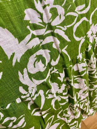 Vestido Zara verde estampado floral