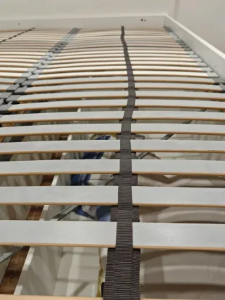 Cama IKEA Brimnes 140x200cm Blanca