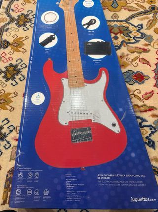 Guitarra Eléctrica Infantil Juguettos Roja