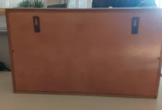 Quadro Decorativo Barche in Legno e Metallo