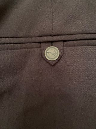 Pantalones de traje azul marino Zara