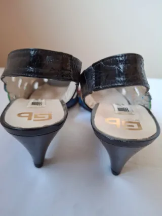 Sandalias LANVIN Mujer Multicolor Tacón Medio