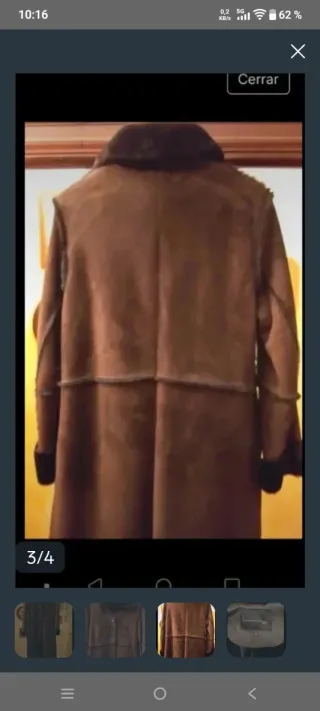 Abrigo largo marrón