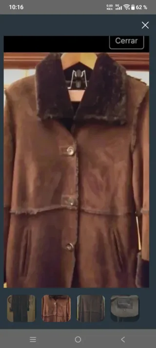 Abrigo largo marrón