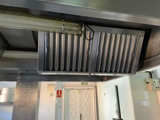 Campana extractora industrial profesional