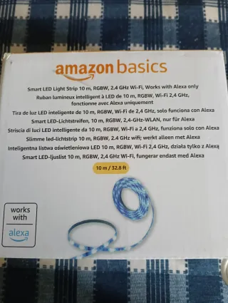 strip led rgbw 10mt smart wifi alexa