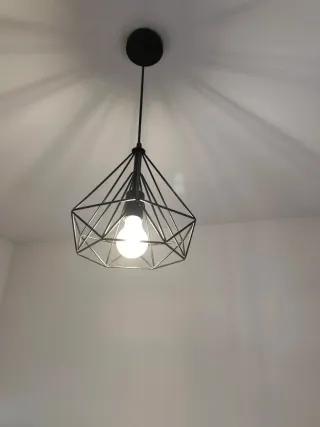 Lámpara de techo colgante geométrica