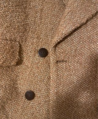 Abrigo lana oversize Mango Beige Talla L