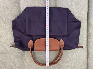 Bolso Longchamp Malva Piel y Nylon