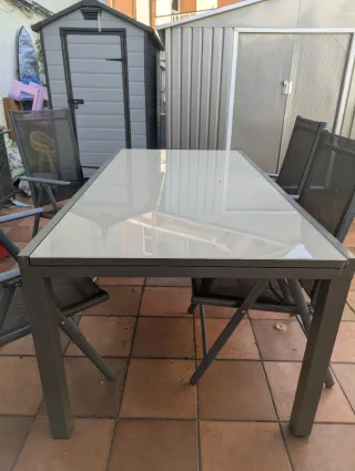 Mesa extensible de exterior