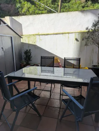 Mesa extensible de exterior