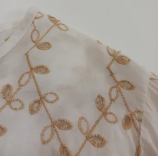 Blusa Vintage Dressing Bordada