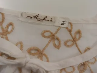 Blusa Vintage Dressing Bordada