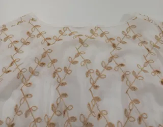 Blusa Vintage Dressing Bordada