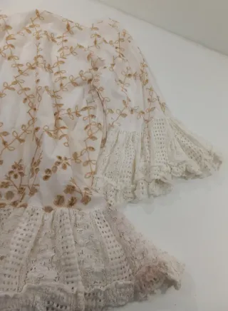 Blusa Vintage Dressing Bordada