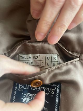 Abrigo Burberrys Hombre Marrón